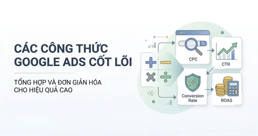 Tổng Hợp Các Công Thức Tính Đơn Giản Nhưng Quan Trọng Nhất Trong Google Ads