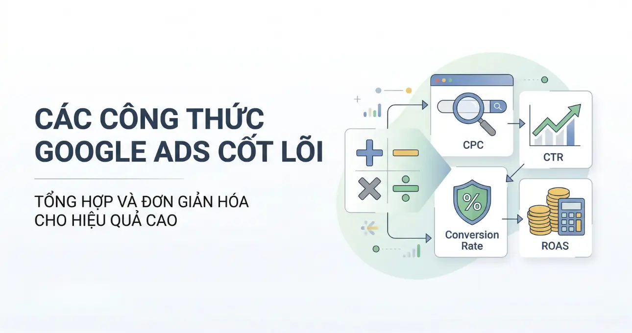 Tổng Hợp Các Công Thức Tính Đơn Giản Nhưng Quan Trọng Nhất Trong Google Ads