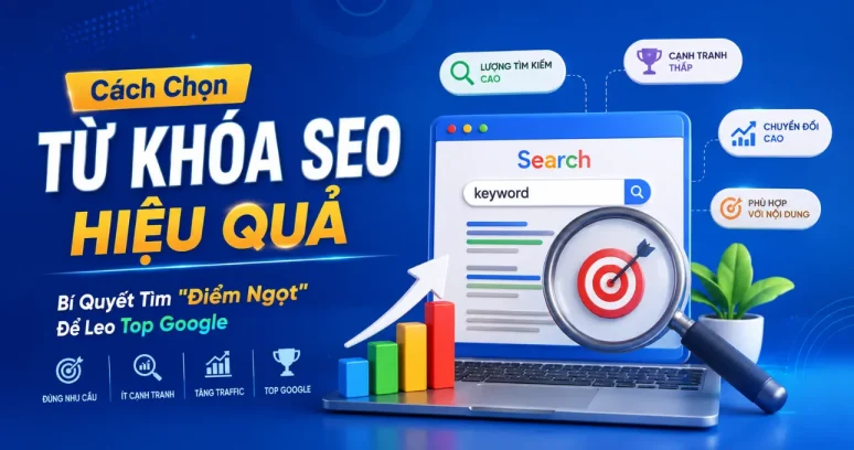 Cách Chọn Từ Khóa SEO Hiệu Quả: Bí Quyết Tìm "Điểm Ngọt" Để Leo Top Google